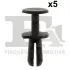 Кліпса кріплення обшивки (к-кт 5 шт) Audi/Skoda/VW FA1 11-20023.5 (фото 1)