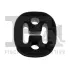 FISCHER VW кріплення глушника (мат. EPDM) Golf 03-,Jetta 05-,Passat 05-,Touran 03-AUDI A4 00-SEATSKODA Octavia 04- FA1 113746 (фото 1)