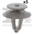 Кліпса кріплення обшивки (к-кт 5шт) VW Crafter 2.0/2.5 TDI 06-16 FA1 11400025 (фото 1)