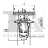 Кліпса кріплення обшивки дверей (к-кт 5шт) VW Polo 1.0 17- FA1 11400305 (фото 2)