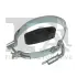 FISCHER OPEL Кронштейн глушника (хомут) ASTRA F (T92) 1.4-2.0 92- (OE - 856293,856308,90128514,90543614,96081952) (мат. метал+гума) FA1 129903 (фото 1)