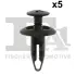 Кліпса кріплення (пістон) (к-кт 5шт) Ford Transit/Connect/Mondeo 02- FA1 13-30003.5 (фото 1)