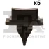 Кліпса кріплення молдингів скла лобового (к-кт 5шт) Ford Transit 00-06 FA1 13400185 (фото 1)