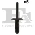 Заклепка розпірна (к-кт 5 шт) Audi/Fiat/Opel/Seat/Skoda/VW FA1 25200025 (фото 1)