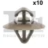 Кліпса кріплення обшивки (к-кт 10шт) Renault Master 97-10/Iveco Daily 06-14 FA1 33-40014.10 (фото 1)