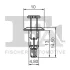Кліпса кріплення (розпірна) Hyundai Santa Fe 01-06 FA1 73300095 (фото 2)