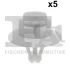 Кліпса кріплення (к-кт 5шт) Renault Kangoo 97-/Megane 02- FA1 75400105 (фото 1)