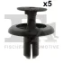 Кліпса кріплення підкрильника (переднього) (к-кт 5шт) Toyota Corolla 91- FA1 77300155 (фото 1)