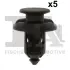 Кліпса кріплення (к-кт 5шт) Honda FA1 79-30011.5 (фото 1)