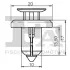 Кліпса кріплення (к-кт 5шт) Honda FA1 79-30011.5 (фото 2)