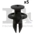Кліпса кріплення (к-кт 5 шт) Subaru/Honda FA1 79300135 (фото 1)