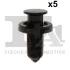 Кліпса кріплення решітки радіатора (к-кт 5 шт) Acura MDX 07- FA1 79300155 (фото 1)