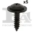 Кліпса кріплення Honda Accord 98-02 (к-кт 5 шт) FA1 79700015 (фото 1)