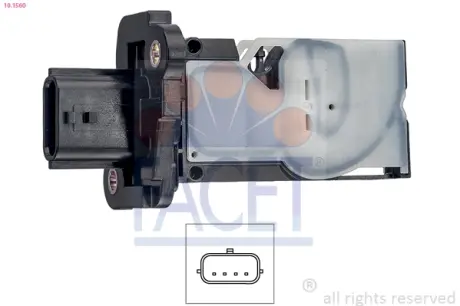 Датчик массового расхода воздуха FACET 10.1560