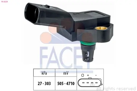 Датчик давления воздуха FACET 103228