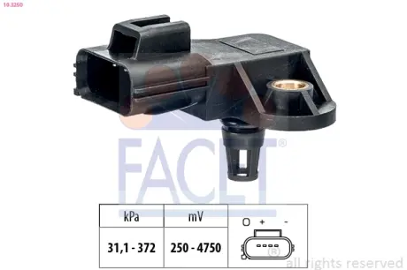 Датчик давления воздуха FACET 10.3250