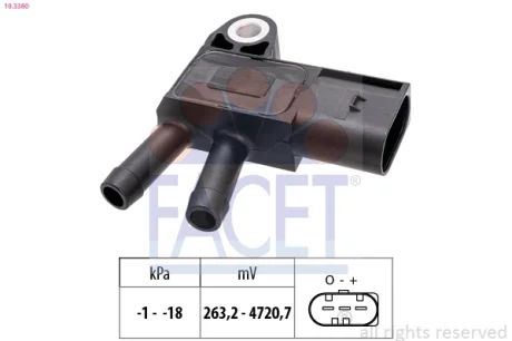 Датчик абсолютного давления FACET 103380