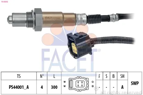 Лямбда-зонд Mercedes Benz W203/204/211/212 M156/272/273 05-> FACET 108202
