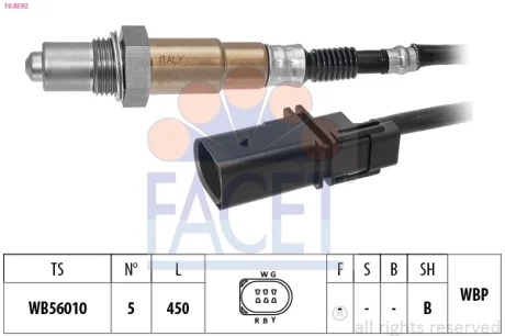 Автозапчасть FACET 108592