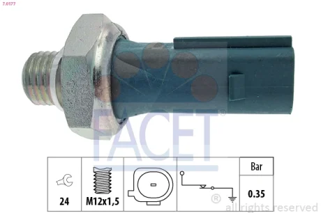 Автозапчасть FACET 70177