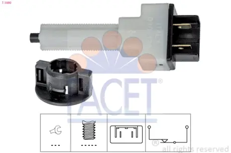 Brake light switch. Выключатель стоп сиганала FACET 71080
