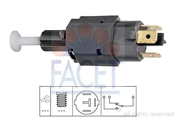 Brake light switch. Выключатель стоп сиганала FACET 71082 (фото 1)