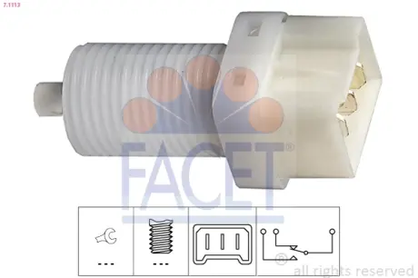 Brake light switch. Выключатель стоп сиганала FACET 71113