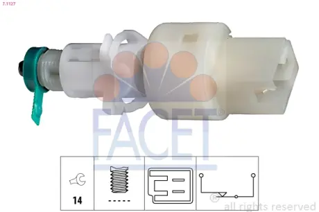 Brake light switch. Выключатель стоп сиганала FACET 71127