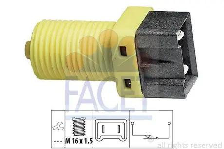 Brake light switch. Выключатель стоп сиганала FACET 71133