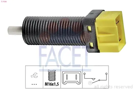 Brake light switch. Выключатель стоп сиганала FACET 71134