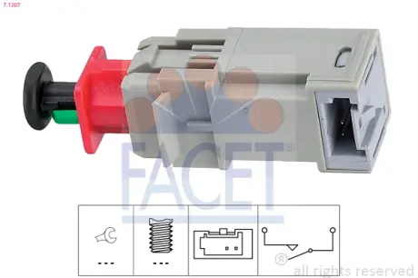 Brake light switch. Выключатель стоп сиганала FACET 71207