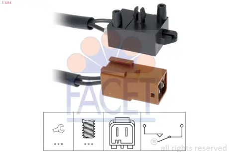 Brake light switch. Выключатель стоп сиганала FACET 71214
