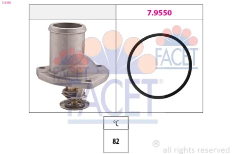 1 880 195 Термостат FACET 78195