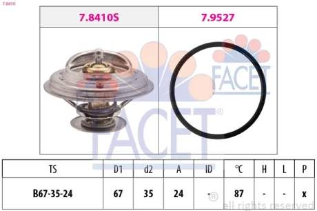 Автозапчасть FACET 78410