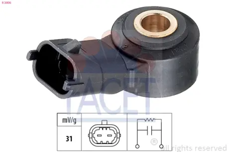 Ignition knock sensor. Датчик детонации FACET 93006