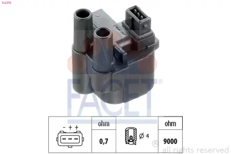 Катушка зажигания FACET 96276