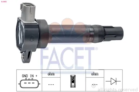 Котушка запалення FACET 96405
