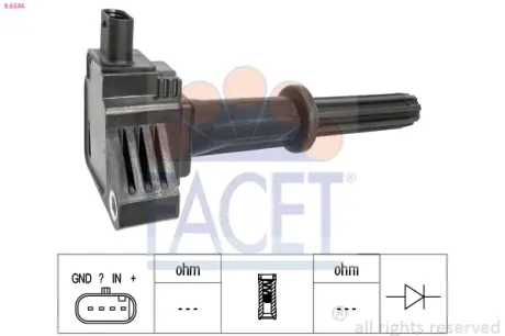 Катушка зажигания FACET 96544