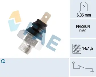Oil pressure switch. Датчик давления масла FAE 11260