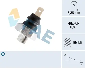 Oil pressure switch. Датчик давления масла FAE 11630
