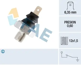 Oil pressure switch. Датчик давления масла FAE 11650