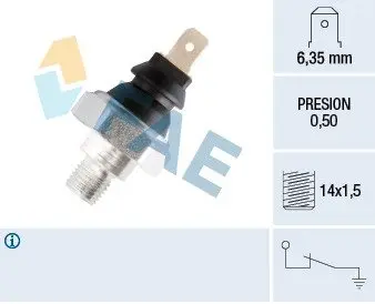 Oil pressure switch. Датчик давления масла FAE 12250