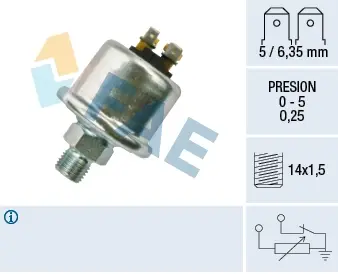 Oil pressure switch. Датчик давления масла FAE 14870
