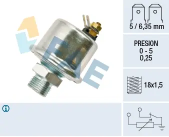 Oil pressure switch. Датчик давления масла FAE 14990
