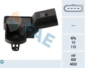 Intake manifold pressure sensor. Датчик абсолютного давления, впуск  FAE 15042