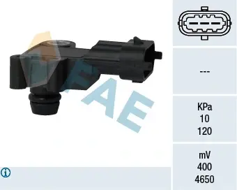 Intake manifold pressure sensor. Датчик абсолютного давления, впуск  FAE 15099
