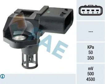 Intake manifold pressure sensor. Датчик абсолютного давления, впуск  FAE 15109