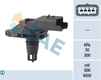 Intake manifold pressure sensor. Датчик абсолютного давления, впуск  FAE 15132