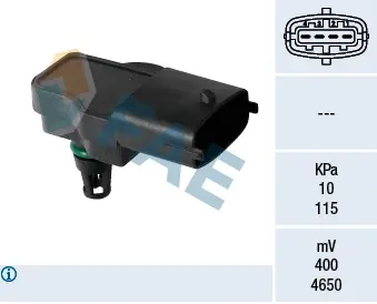Intake manifold pressure sensor. Датчик абсолютного давления, впуск  FAE 15145