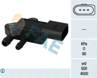 Sensor, exhaust pressure. Датчик тиску вихлопу FAE 16101